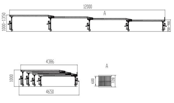 Telescopic Gravity Roller Unloading & Loading Conveyor (12m) - Image 2