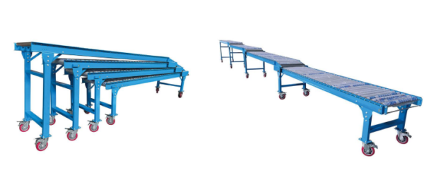 Telescopic Gravity Roller Unloading & Loading Conveyor (17m)